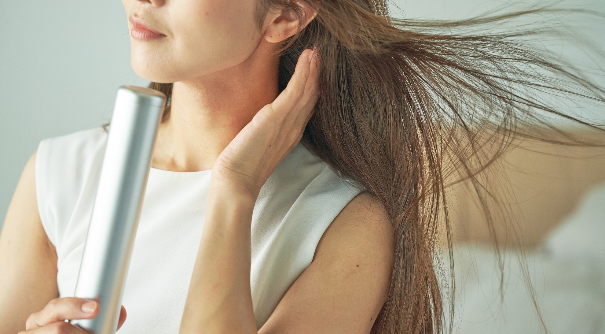 cado カドー baton バトン スティック型ヘアドライヤー ホワイト-